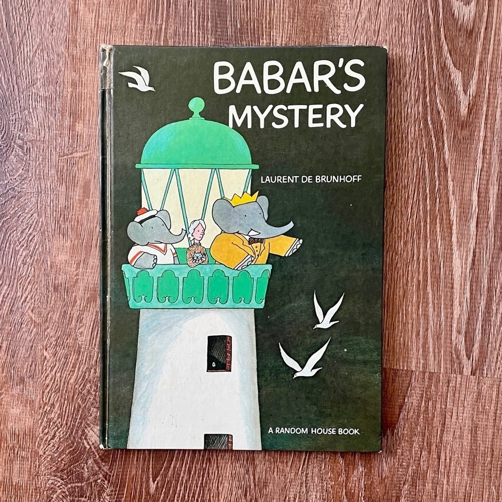Babar’s Mystery 1978 Hardcover Picture Book Laurent De Brunhoff